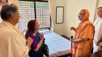 Inauguration of new guest house at Shirali by H H Swamiji (10 April 2025)
